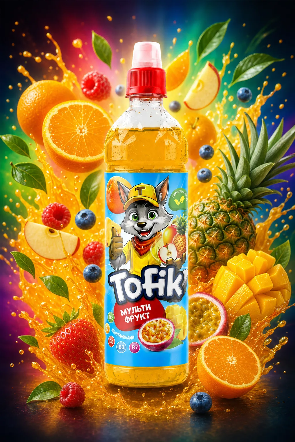 Сок Tofik «Мультифрукт», способность Замедление времени